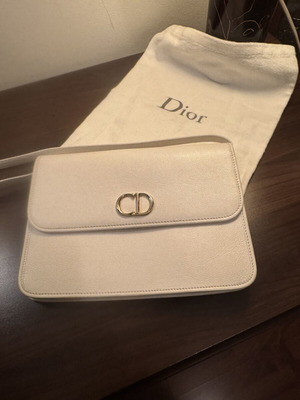 Christian Dior Vintage 1983 Leather CD Shoulder Bag