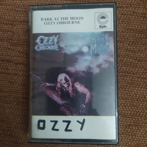 Ozzy Osbourne Bark at the Moon cassette used, Greek edition, metal