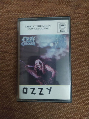 Ozzy Osbourne Bark at the Moon cassette used, Greek edition, metal
