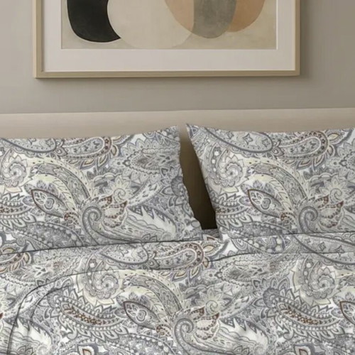 Set of 2 Pillowcases 50x70 New 100% Cotton Printed
