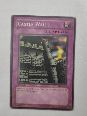 Yu-Gi-Oh! Castle Walls card used
