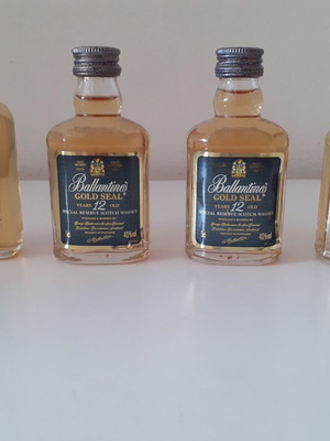 Ballantines Gold Seal miniature bottles new