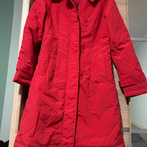 Jacket like new, red, size M with lining and zipper