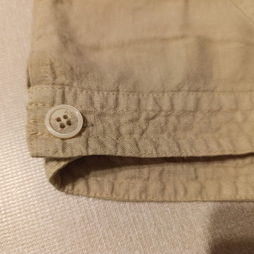 Anel beige linen shorts, safari style, size S