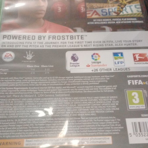 Fifa 17 for Xbox One like new