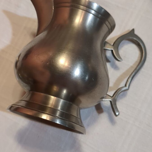 Tin Tea Set like new, 4 pieces, made in India
