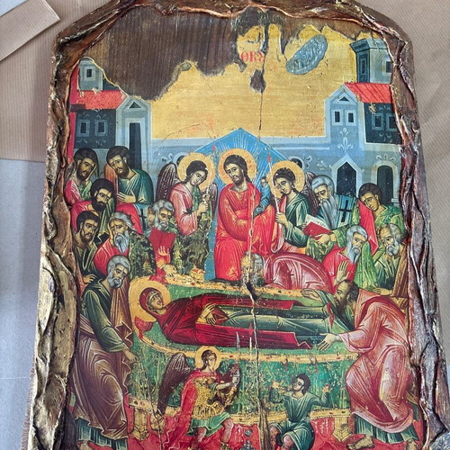 Icon of the Dormition of the Theotokos new, size 30x45