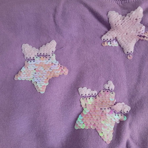 Girls' set with blouse and leggings, like new, flash lining