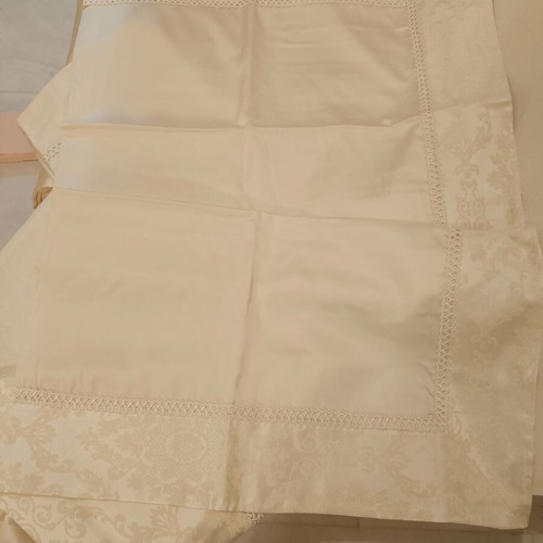 Bridal set quilt and cotton satin sheets new