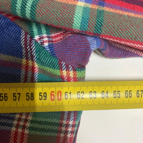 Ralph Lauren 90s flannel shirt XL, colorful block pattern, long sleeve