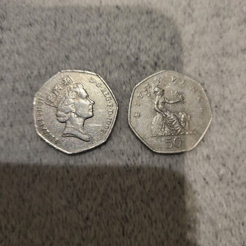 Old coins used