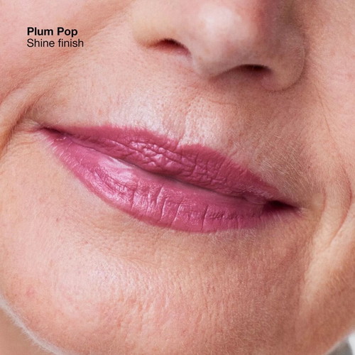 Clinique Pop Shine longwear lipstick plum pop like new