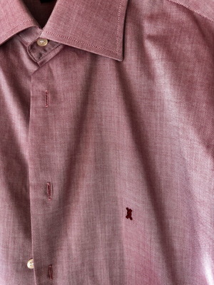 The Bostonians men's shirt like new, 100% cotton, large, pink