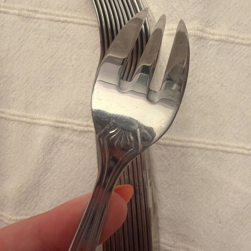Small forks set of 12 used for fish or dessert