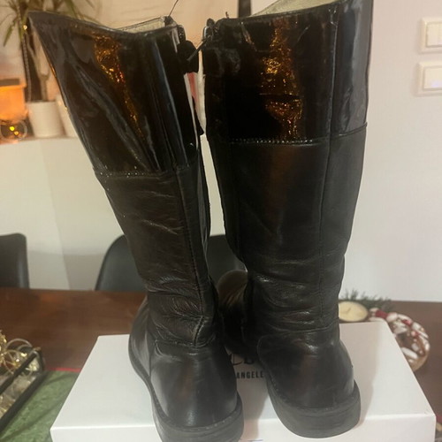 Lapin Leather Girls' Boots Used Black Size 32
