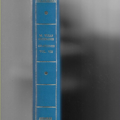 M. Tulli Ciceronis leather-bound book used