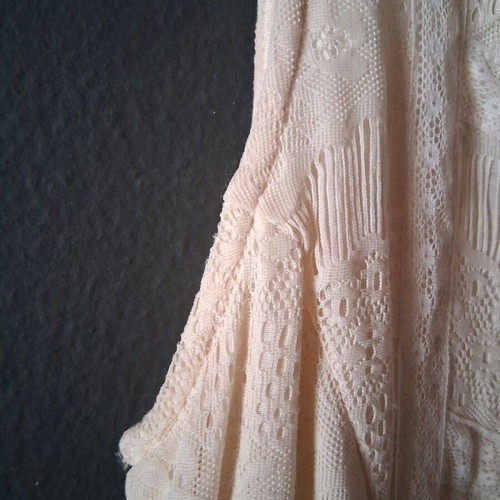 Vero Moda mini women's dress with lace like new, beige