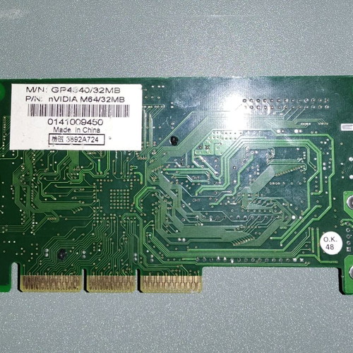 TNT2 M64 32MB AGP used