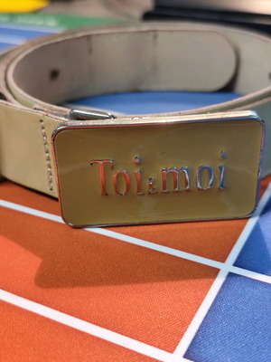 Toi&Moi belt used, beige, size 95