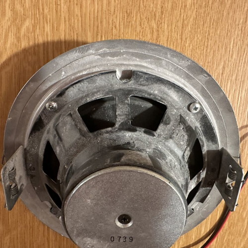 Ceiling speakers set of 2, round recessed design