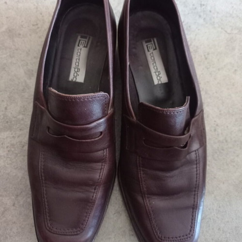 Tsitsivas women's leather loafers like new, dark brown, size 40