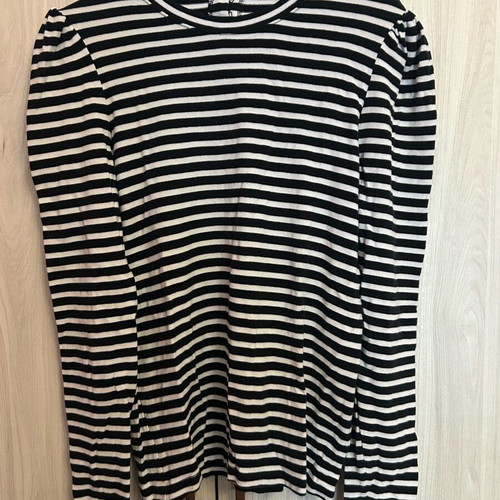 Zara Women's Striped Blouse Like New Size Large