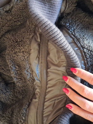 Brown hooded jacket Pull & Bear like new