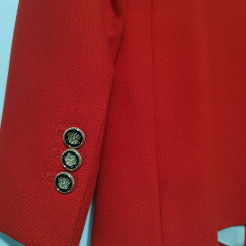Zara jacket red-coral like new, size large
