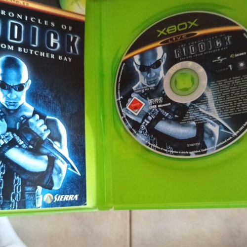 The Chronicles of Riddick Escape from Butcher Bay Xbox original like new