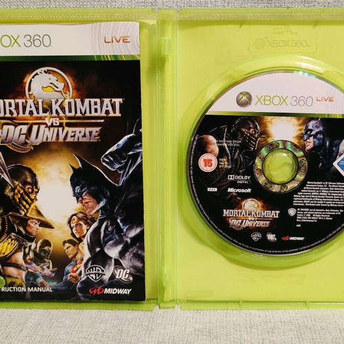 Mortal Kombat vs DC Universe Xbox 360 used in very good condition