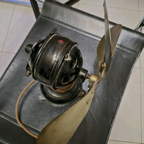 Vintage fan used, 1910-1920 decade, from Vienna