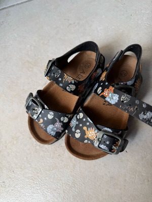 Alegria kids anatomical sandals No24 with cork sole and dinosaurs new