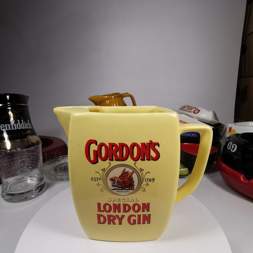 Gordon’s Dry Gin vintage advertising jug used