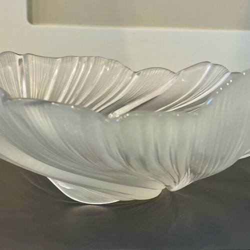 Glass bowl like new, 25cm diameter, 10cm height