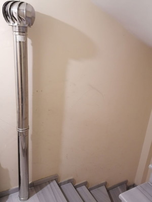 Galvanized decorative chimney new