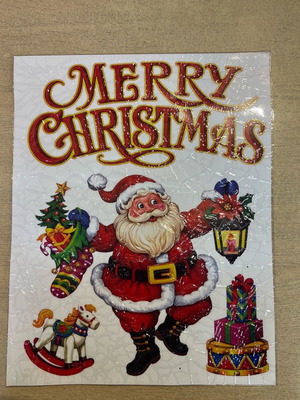 Christmas window sticker 38cm new