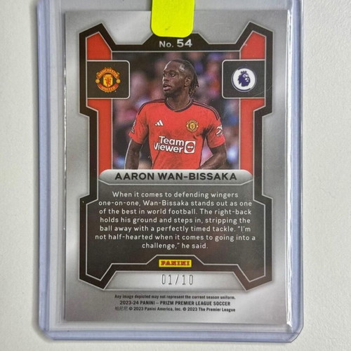 Panini Prizm Gold Pulsar 2023-24 #54 Aaron Wan Bissaka σαν καινούργιο