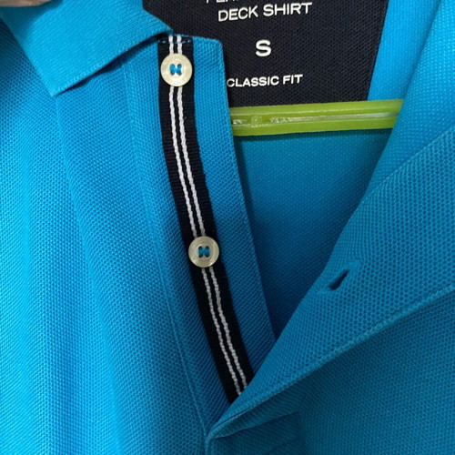 Nautica polo shirt like new, size S, blue
