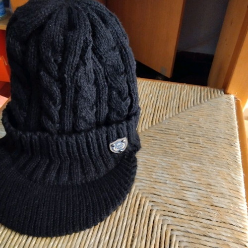 Men's hat cap new, black, one size