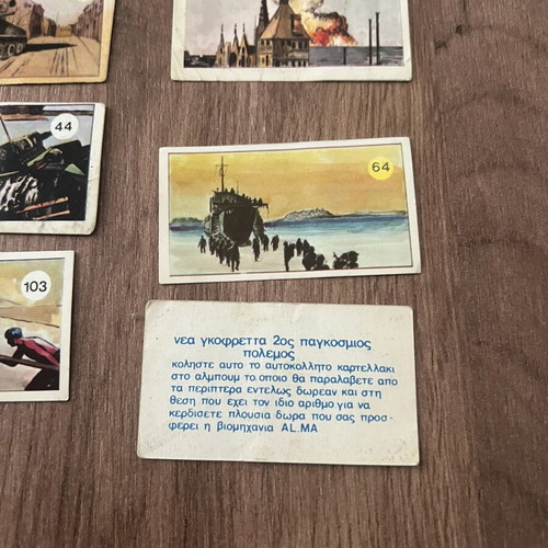 World War Stickers used, pack of 17 by Alma