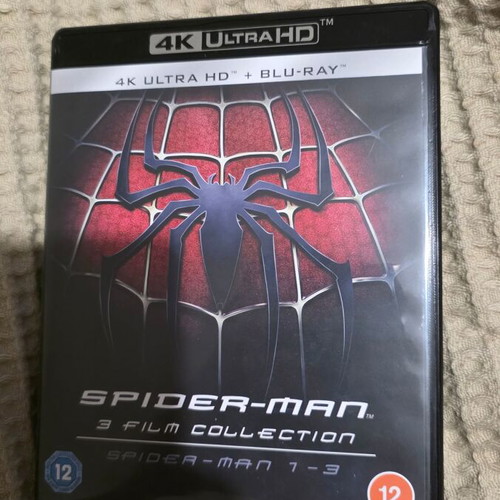 Spiderman Trilogy 4K Blu-Ray like new with subtitles
