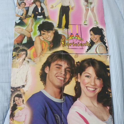 Poster Katerina with Avril Lavigne and Floricienta used, poor condition