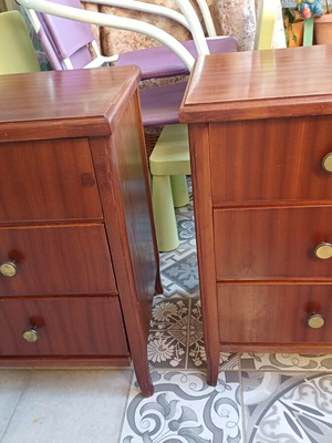 Vintage nightstands like new, set of two, 0.35x0.40x0.60 m