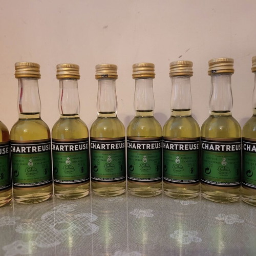 Chartreuse liqueur miniatures new, set of 12 x 30ml