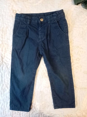 Παντελόνι μπλε Chino Zara για αγοράκι 18-24 μηνών σαν καινούργιο