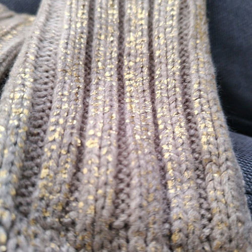 Morgan wool gloves like new, beige and gold
