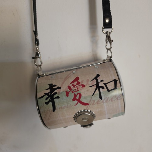 Little Earth Productions vintage barrel purse like new