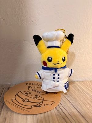 Pokemon Cafe Pikachu Chef Plush