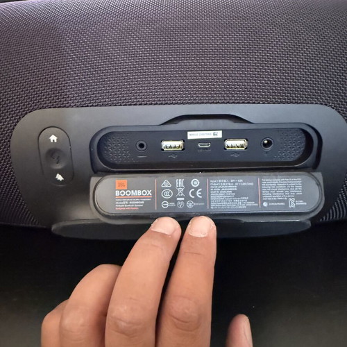 JBL Boombox portable Bluetooth speaker with carrying case