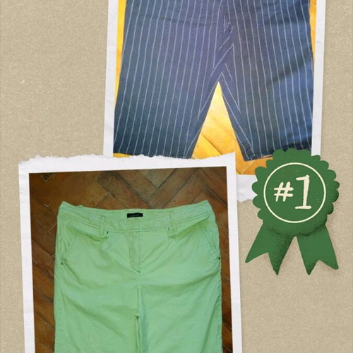 Branded bermuda shorts like new, sizes M, L and XL, set of 2